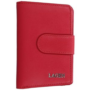 Lagen Dámska kožená peňaženka 50313 Red vyobraziť