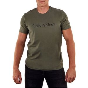 Calvin Klein Pánske tričko Comfort Cotton S / S Crew Neck NM1129E -3HU Hunter S vyobraziť