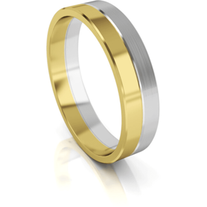 Art Diamond Pánsky bicolor snubný prsteň zo zlata AUG121 64 mm vyobraziť