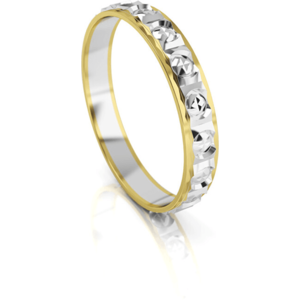 Art Diamond Pánsky bicolor snubný prsteň zo zlata AUG303 64 mm vyobraziť