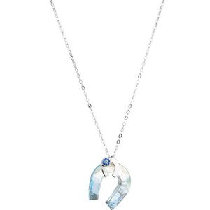 Preciosa Dlhý strieborný náhrdelník s trblietavou podkovou Felicity 6657 68 vyobraziť