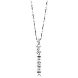 Silver Cat Žiarivý náhrdelník so zirkónmi SC304 (retiazka, prívesok) vyobraziť