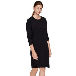 Vero Moda Dámske šaty VMHAPPY BASIC LS ZIPPER DRESS NOOS Black XS vyobraziť
