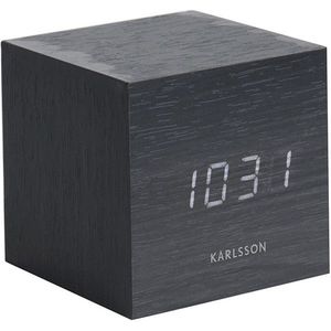 Karlsson Designový LED budík - hodiny KA5655BK vyobraziť