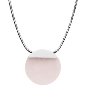 Skagen Oceľový náhrdelník s ružovým kremeňom SKJ1183040 vyobraziť