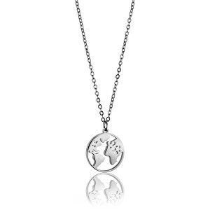 Emily Westwood Štýlový náhrdelník s motívom sveta WN1014S vyobraziť