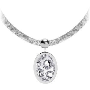 Preciosa Oceľový náhrdelník s trblietavým príveskom Idared 7360 00 vyobraziť