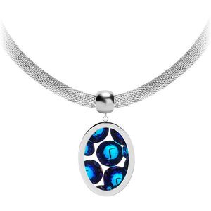 Preciosa Oceľový náhrdelník s trblietavým príveskom Idared 7360 46 vyobraziť