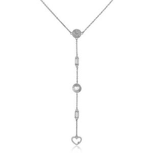 Brosway Oceľový náhrdelník s príveskami Chant BAH30 vyobraziť