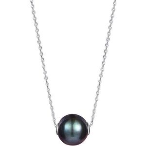 JwL Luxury Pearls Dámsky náhrdelník s pravou čiernou perlou JL0582 (retiazka, prívesok) vyobraziť