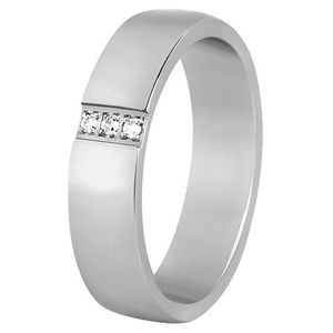 Beneto Dámsky prsteň z ocele s kryštálmi SPD01 49 mm vyobraziť