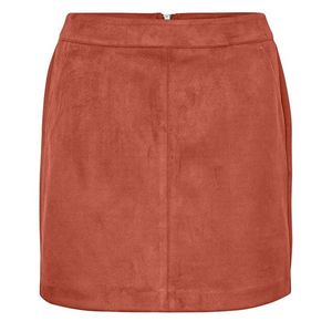 Vero Moda Dámska sukňa VMDONNADINA faux SUEDE SHORT SKIRT COL Bruschetta XS vyobraziť