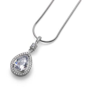 Oliver Weber Luxusný strieborný náhrdelník State 61151 WHI (retiazka, prívesok) vyobraziť
