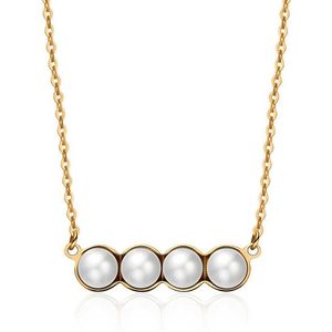 S`Agapõ Pozlátený náhrdelník s perličkami Marylin SMY02 vyobraziť