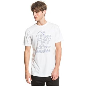 Quiksilver Pánske tričko Turning Head s Ss White EQYZT05820-WBB0 S vyobraziť