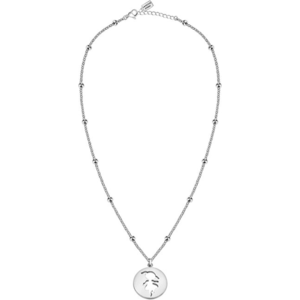 La Petite Story Oceľový náhrdelník s guličkami Dievčatko LPS10AQL01 vyobraziť
