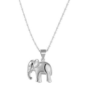 Beneto Strieborný náhrdelník so slonom AGS1136 / 47 (retiazka, prívesok) vyobraziť