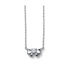 Oliver Weber Strieborný náhrdelník s mašličkou Say 61163 vyobraziť