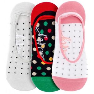 Meatfly 3 PACK - dámske ponožky Low socks S19 J / Multi color 1 vyobraziť