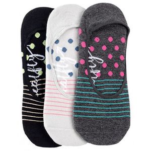 Meatfly 3 PACK - dámske ponožky Low socks S19 F / Dots, Stripe s vyobraziť