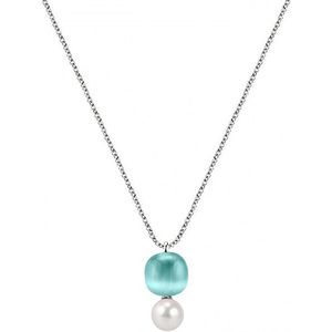 Morellato Strieborný náhrdelník Gemma Perla SATC03 (retiazka, prívesok) vyobraziť