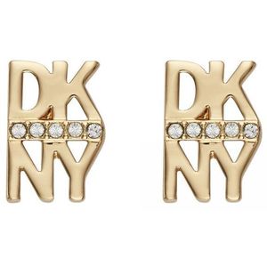 DKNY Pozlátené náušnice v tvare loga New York 5520004 vyobraziť