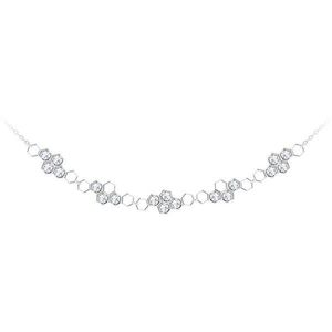 Preciosa Jemný strieborný náhrdelník Lumina 5300 00 vyobraziť