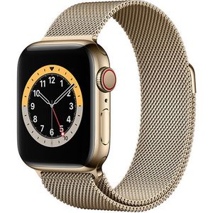 4wrist Ocelový milánský tah pro Apple Watch - Zlatý 38/40 mm vyobraziť