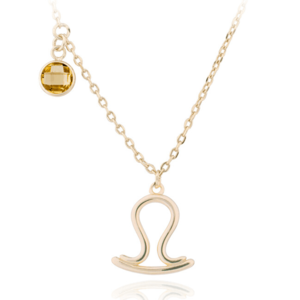 JVD Pozlátený náhrdelník s príveskom Váhy SVLN0135X61GOVA vyobraziť