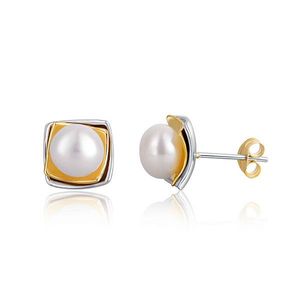 JwL Luxury Pearls Bicolor strieborné náušnice s pravou perlou JL0622 vyobraziť