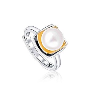 JwL Luxury Pearls Bicolor strieborný prsteň s pravou perlou JL0623 vyobraziť
