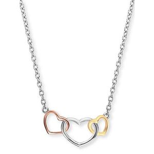 Engelsrufer Strieborný náhrdelník s farebnými srdci ERN-WITHLOVE-03 vyobraziť