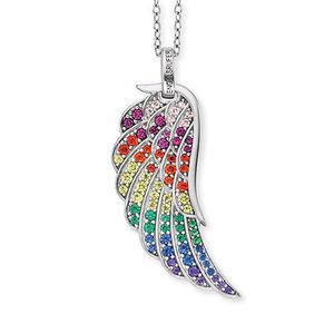 Engelsrufer Strieborný náhrdelník s anjelským krídlom ERN-WING-ZIM vyobraziť