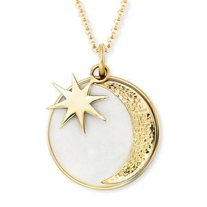Engelsrufer Pozlátený náhrdelník Mesiac a hviezda ERN-MOON-PE-G vyobraziť