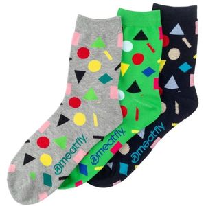 Meatfly 3 PACK - ponožky Multi Shape socks S19 Multi pack 36-39 vyobraziť