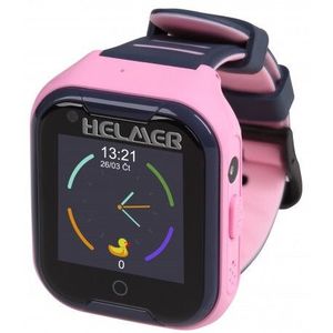 Helmer LK 709 4G ružové - detské hodinky s GPS lokátorem, videohovorem, vodotesné vyobraziť