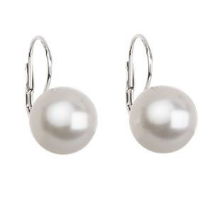 Troli Elegantné perlové náušnice s klapkou Pearl White 71106.1 71107.1 1 cm vyobraziť