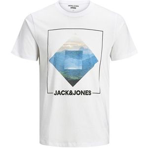 Jack&Jones Pánske tričko JJBARISTA 12175196 White S vyobraziť