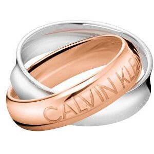 Calvin Klein Bicolor oceľový prsteň Double KJDFPR2001 52 mm vyobraziť