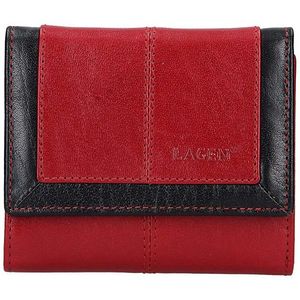 Lagen Dámska kožená peňaženka BLC-4391 Red/BLK vyobraziť