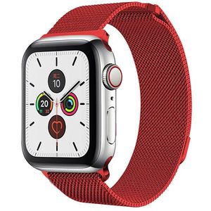 4wrist Ocelový milánský tah pro Apple Watch - Červený 38/40 mm vyobraziť