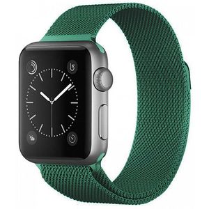 4wrist Ocelový milánský tah pro Apple Watch - Zelený 38/40 mm vyobraziť