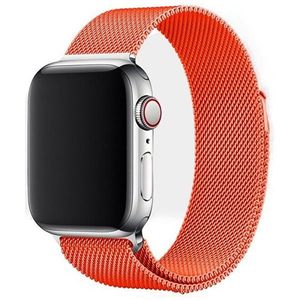 4wrist Ocelový milánský tah pro Apple Watch - Oranžový 38/40 mm vyobraziť