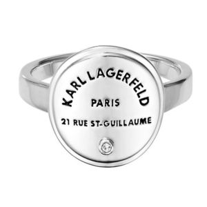 Karl Lagerfeld Štýlový prsteň s výrazným logom 554530 58 mm vyobraziť