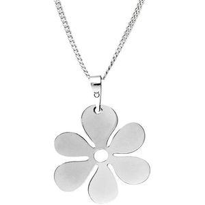 Praqia Strieborný náhrdelník s dizajnom kvety KO0409m_CU050_45_N_RH (retiazka, prívesok) vyobraziť