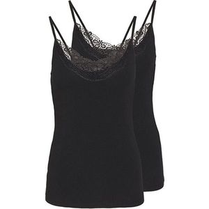 Vero Moda 2 PACK - dámske tielko VMINGE 10231874 Black XS vyobraziť