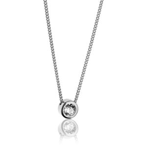 Emily Westwood Elegantný oceľový náhrdelník s kryštálom WN1010S vyobraziť