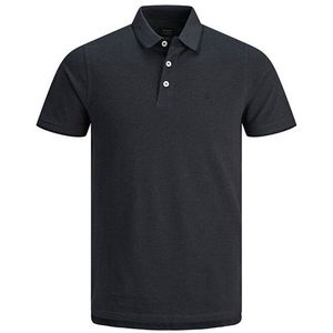 Jack&Jones Pánske polo triko JJEPAULOS 12136668 Dark Grey Melange SLIM FIT S vyobraziť