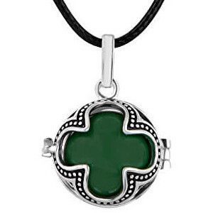MUMMY BELL Dámsky náhrdelník zelená Rolnička Štvorlístok K16SZ18 vyobraziť