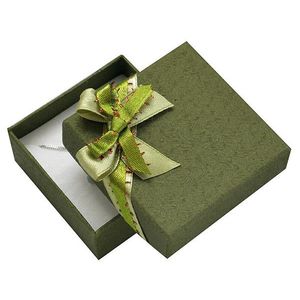 JK Box Zelená darčeková krabička s mašľou GS-5 / A19 vyobraziť